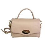 Bolso de Mano Compacto en Piel Italiana con Solapa y Bolsillo Interior para Mujer - Imagen 5