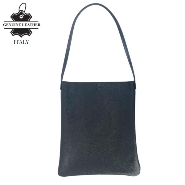 Bolso de Hombro plano en Piel Italiana estilo casual para mujer - Imagen 8