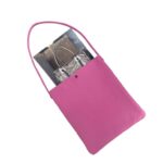 Bolso de Hombro plano en Piel Italiana estilo casual para mujer - Imagen 13