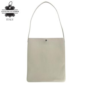 Bolso de Hombro plano en Piel Italiana estilo casual para mujer - Imagen 3