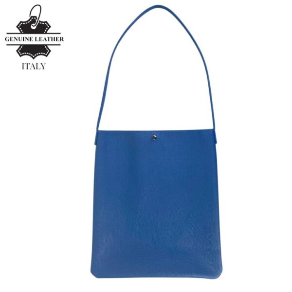 Bolso de Hombro plano en Piel Italiana estilo casual para mujer - Imagen 2