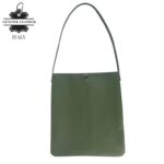 Bolso de Hombro plano en Piel Italiana estilo casual para mujer - Imagen 4
