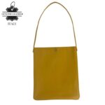 Bolso de Hombro plano en Piel Italiana estilo casual para mujer