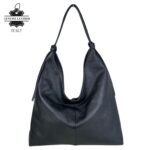 Bolso de Hombro Tipo Hobo en Piel Italiana con Cierre de Cremallera y Gran Calidad para Mujer - Imagen 7