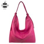 Bolso de Hombro Tipo Hobo en Piel Italiana con Cierre de Cremallera y Gran Calidad para Mujer - Imagen 13
