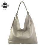 Bolso de Hombro Tipo Hobo en Piel Italiana con Cierre de Cremallera y Gran Calidad para Mujer - Imagen 4