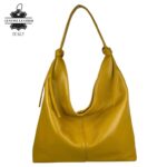 Bolso de Hombro Tipo Hobo en Piel Italiana con Cierre de Cremallera y Gran Calidad para Mujer - Imagen 8