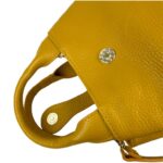 Bolso de Mano Piel Italiana 2 Formas, Solapa Botón, Cremallera y Enganche Mujer - Imagen 23