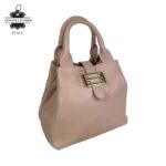 Bolso de Mano Piel Italiana 2 Formas, Solapa Botón, Cremallera y Enganche Mujer - Imagen 9