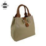 Bolso de Mano Piel Italiana 2 Formas, Solapa Botón, Cremallera y Enganche Mujer - Imagen 11