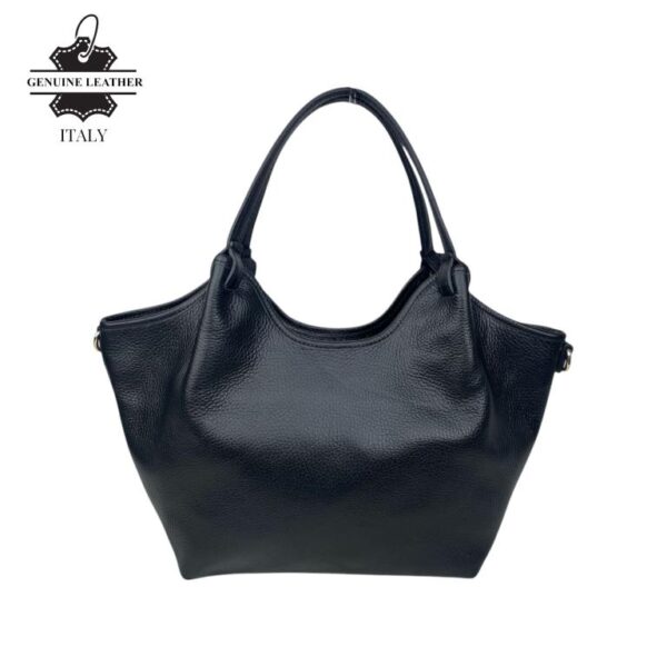 Bolso hombro Trapezoidal Piel Italiana para Mujer Cremallera - Imagen 8
