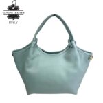 Bolso hombro Trapezoidal Piel Italiana para Mujer Cremallera - Imagen 10