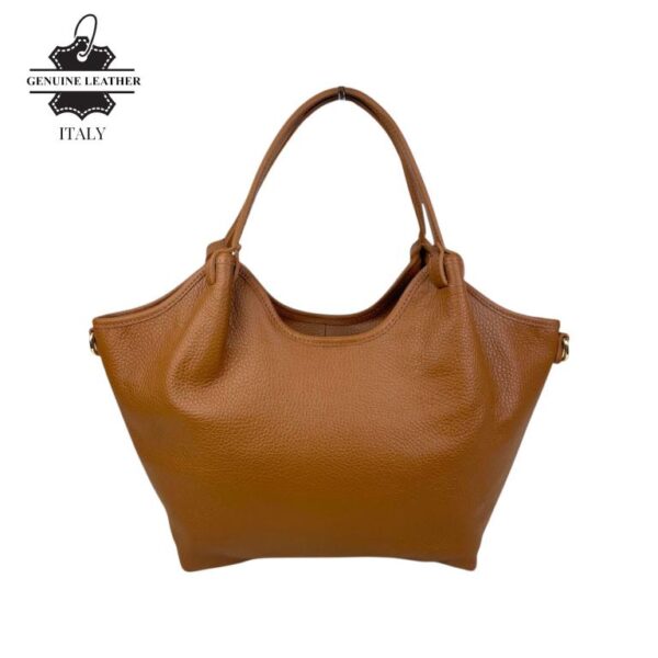 Bolso hombro Trapezoidal Piel Italiana para Mujer Cremallera - Imagen 12