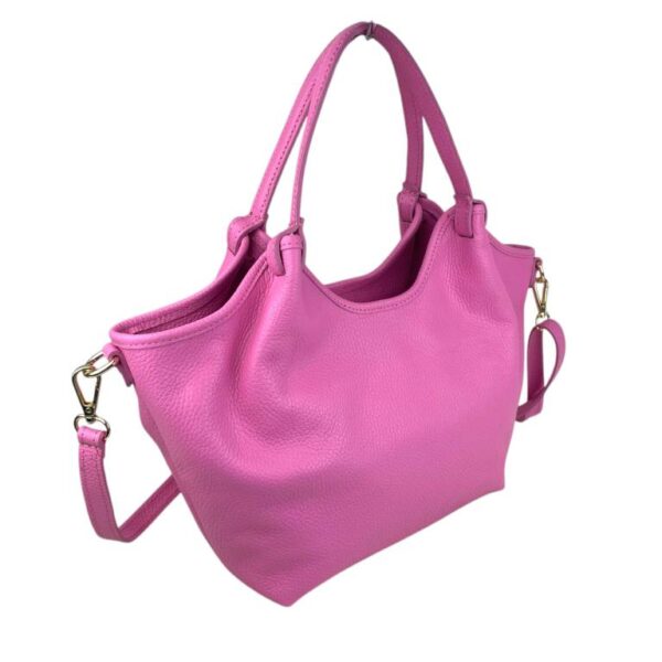 Bolso hombro Trapezoidal Piel Italiana para Mujer Cremallera - Imagen 16