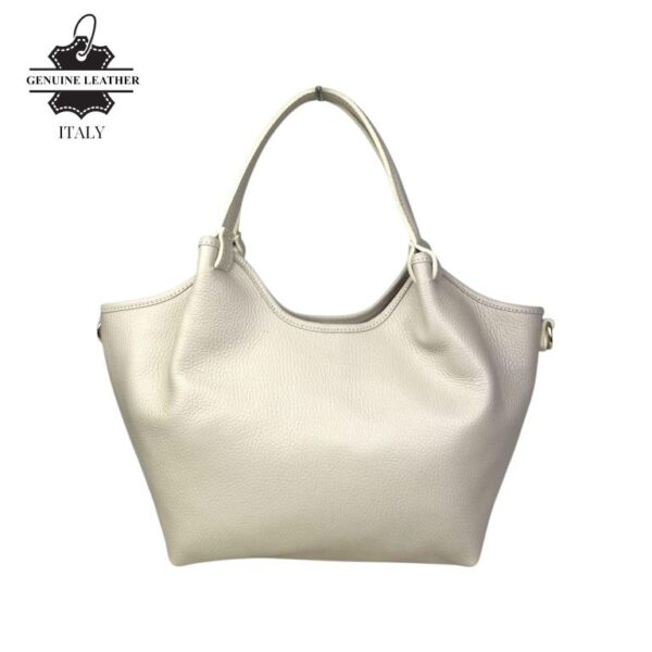 Bolso hombro Trapezoidal Piel Italiana para Mujer Cremallera - Imagen 14
