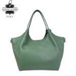 Bolso hombro Trapezoidal Piel Italiana para Mujer Cremallera - Imagen 13