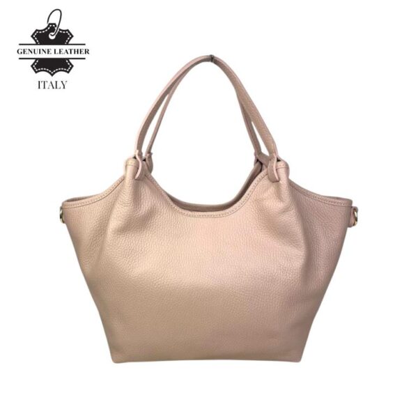 Bolso hombro Trapezoidal Piel Italiana para Mujer Cremallera - Imagen 7