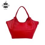 Bolso hombro Trapezoidal Piel Italiana para Mujer Cremallera - Imagen 3