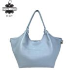 Bolso hombro Trapezoidal Piel Italiana para Mujer Cremallera - Imagen 2