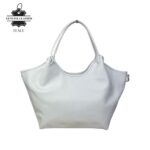 Bolso hombro Trapezoidal Piel Italiana para Mujer Cremallera - Imagen 5