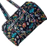 Bolso de Viaje Acolchado Algodón para Mujer con Asas Largas y Cremallera - Imagen 7