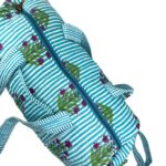 Bolso de Viaje Acolchado Algodón para Mujer con Asas Largas y Cremallera - Imagen 13