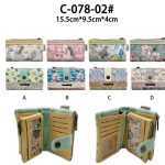 Cartera Sintética con Diseño Muñeca Sweet Candy con Espacio para Tarjetas Mujer