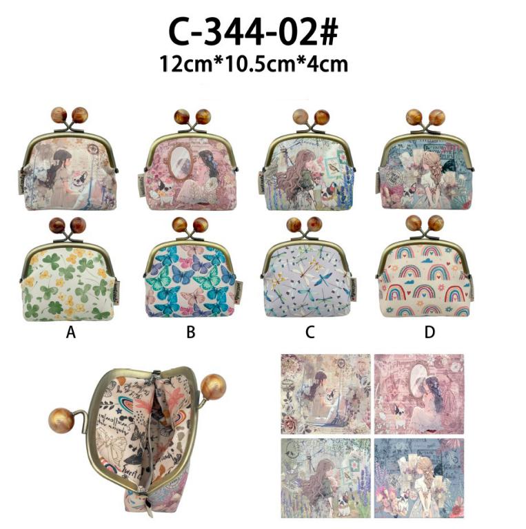 CGC-344-02-All Monedero Compacto y Sintético de Mujer con Diseño Muñeca Sweet Candy, Caja y Cierre de Click - Imagen 1