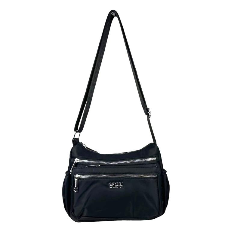 Bolso Bandolera en Tela Nylon con Multicompartimentos Coveri Collection para Mujer