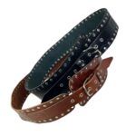 Cinturón Artesanal en Piel con Estilo Exclusivo, Tachuelas Decorativas Laterales y Gran Calidad para Mujer - Imagen 3