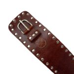 Cinturón Artesanal en Piel con Estilo Exclusivo, Tachuelas Decorativas Laterales y Gran Calidad para Mujer - Imagen 6