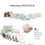 Cartera de Mujer en Piel Sintética con Caja, Diseño Flores y 2 Bolsillos con Cierre de Cremallera - Imagen 2