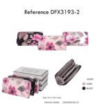 Cartera de Piel Sintética para Mujer con Caja, Diseño Flores, Cierre de Cremallera y Gran Calidad - Imagen 2