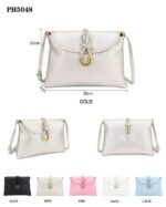 Bolso Bandolera Sintético de Mujer con Cierre de Cuerda, Solapa y Cremallera para Mujer - Imagen 2