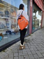 Ligera Mochila en Tela Nylon para Mujer con Bolsillo Frontal de Cremallera y Gran Capacidad - Imagen 2