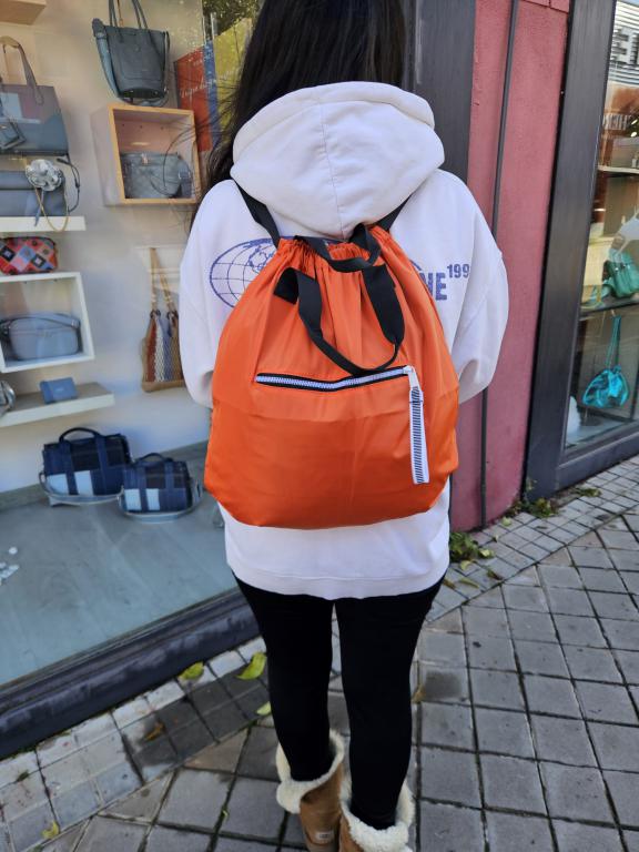 CGS9267-Portada Ligera Mochila en Tela Nylon para Mujer con Bolsillo Frontal de Cremallera y Gran Capacidad - Imagen 1