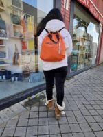 Ligera Mochila en Tela Nylon para Mujer con Bolsillo Frontal de Cremallera y Gran Capacidad - Imagen 3