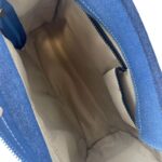 Bolso de Mano en Algodón Tipo Tote Pequeño para Mujer con Asas Cortas y Tira Bandolera-Inside- Mayorista España