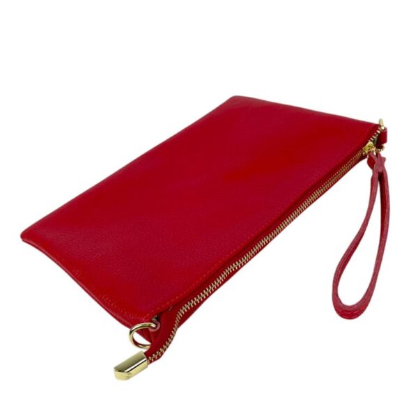 Bolso de Mano Piel Italiana con Enganche Dorado y Cierre de Cremallera para Mujer - Imagen 10