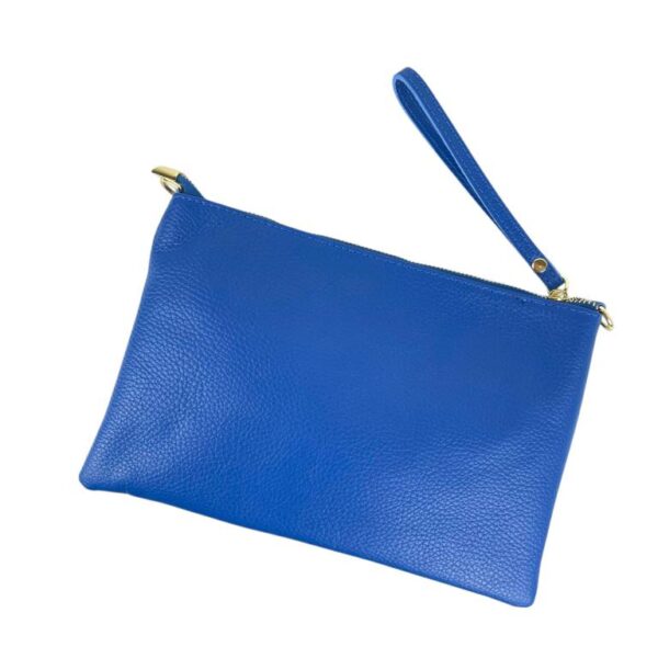 Bolso de Mano Piel Italiana con Enganche Dorado y Cierre de Cremallera para Mujer - Imagen 3