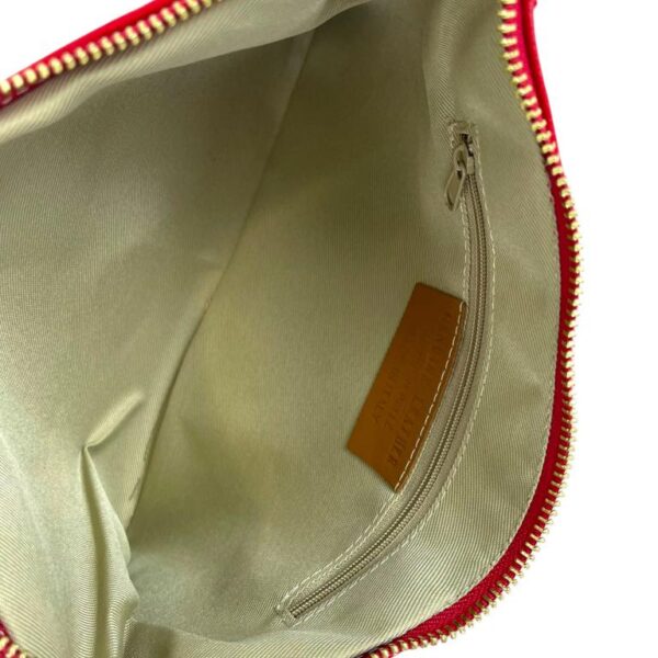 Bolso de Mano Piel Italiana con Enganche Dorado y Cierre de Cremallera para Mujer - Imagen 11