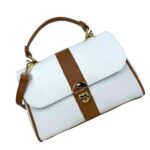 Bolso de Mano en Piel Italiana con 2 Bolsillos de Cremallera para Mujer - Imagen 3