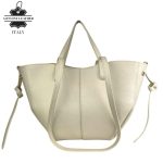 Bolso Grande de Piel Italiana con Gran Calidad, 2 Formas y Neceser Extra para Mujer - Imagen 6
