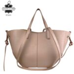 Bolso Grande de Piel Italiana con Gran Calidad, 2 Formas y Neceser Extra para Mujer - Imagen 8