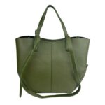 Bolso Grande de Piel Italiana con Gran Calidad, 2 Formas y Neceser Extra para Mujer - Imagen 2