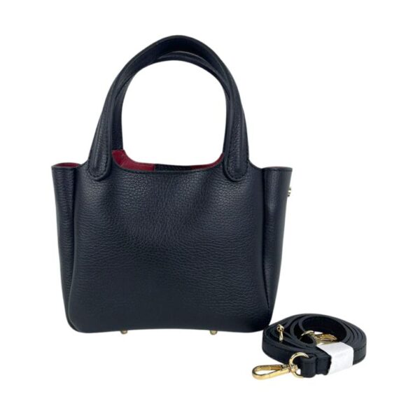 Bolso de Mano en Piel Italiana con Gran Calidad y 3 Compartimentos Interiores para Mujer - Imagen 5