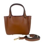 Bolso de Mano en Piel Italiana con Gran Calidad y 3 Compartimentos Interiores para Mujer - Imagen 6