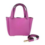 Bolso de Mano en Piel Italiana con Gran Calidad y 3 Compartimentos Interiores para Mujer - Imagen 10