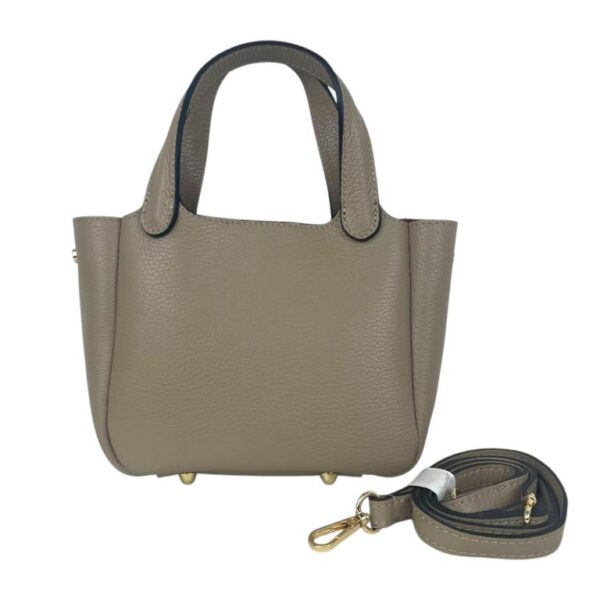 Bolso de Mano en Piel Italiana con Gran Calidad y 3 Compartimentos Interiores para Mujer - Imagen 4