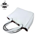 Bolso de Mano en Piel Italiana con Gran Calidad y 3 Compartimentos Interiores para Mujer - Imagen 9